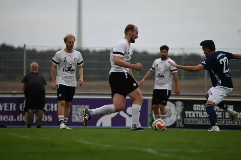 Szene aus dem Spiel SV Hagenbüchach – 1. FC Heilsbronn, Bild 7
